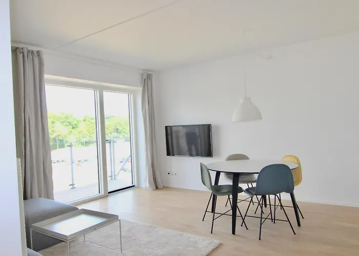 Great 1-Bed W Balcony By Odense Harbour